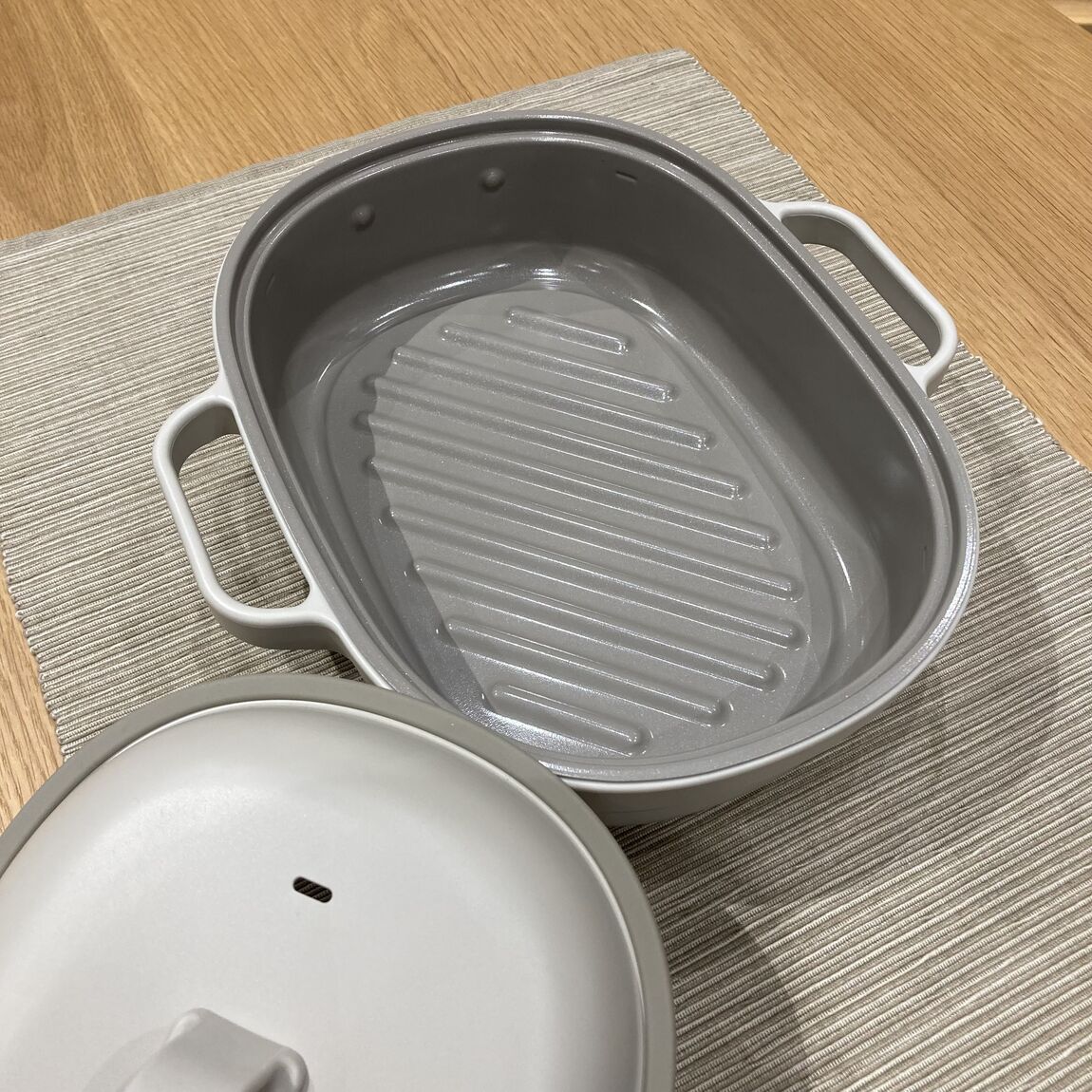 【中津川】レンジで焼き調理　グリルプレートのご紹介_D4JK35