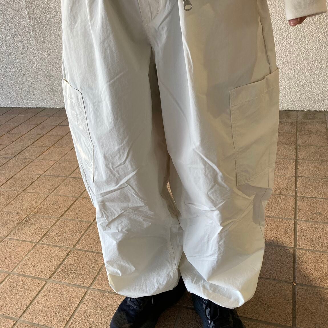 撥水　ユーティリティーイージーワイドパンツ