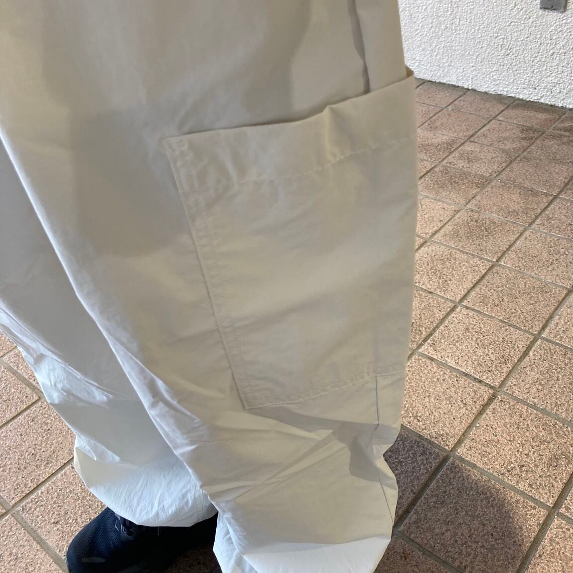 撥水　ユーティリティーイージーワイドパンツ