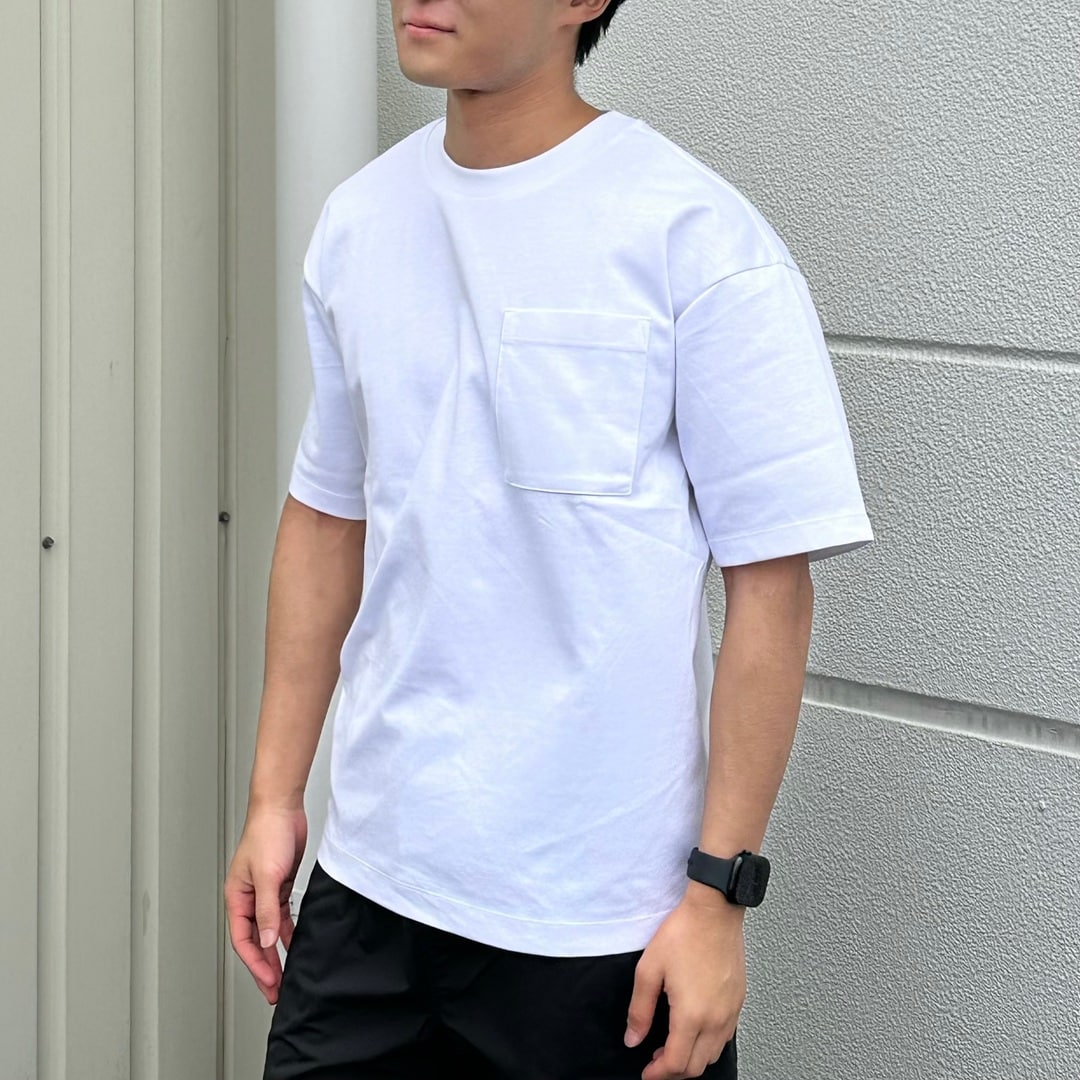 紳士の涼感UVカットワイド半袖Tシャツ