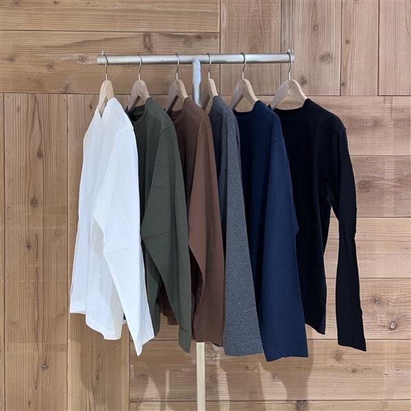 起毛クルーネック