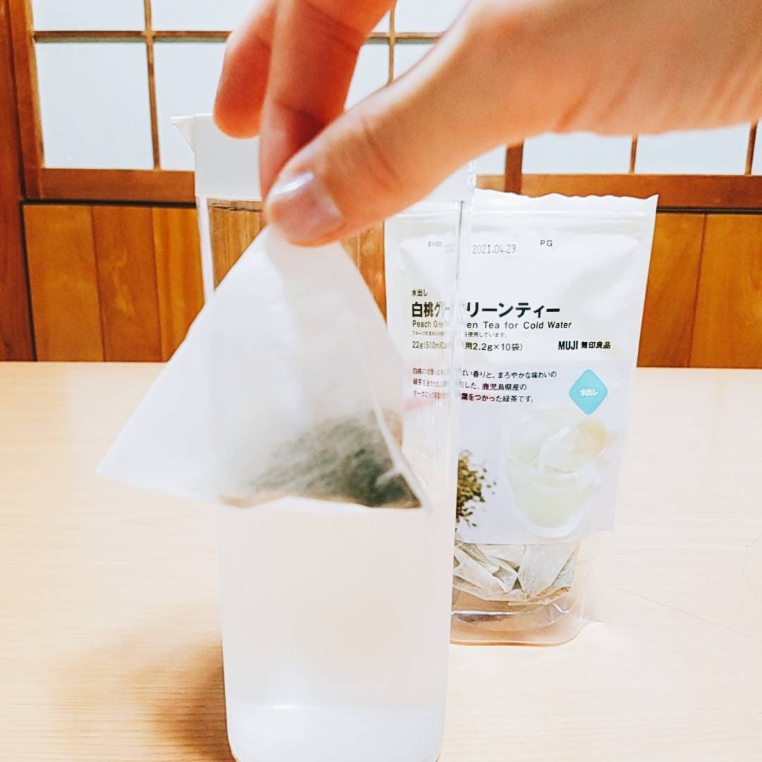 白桃グリーンティー