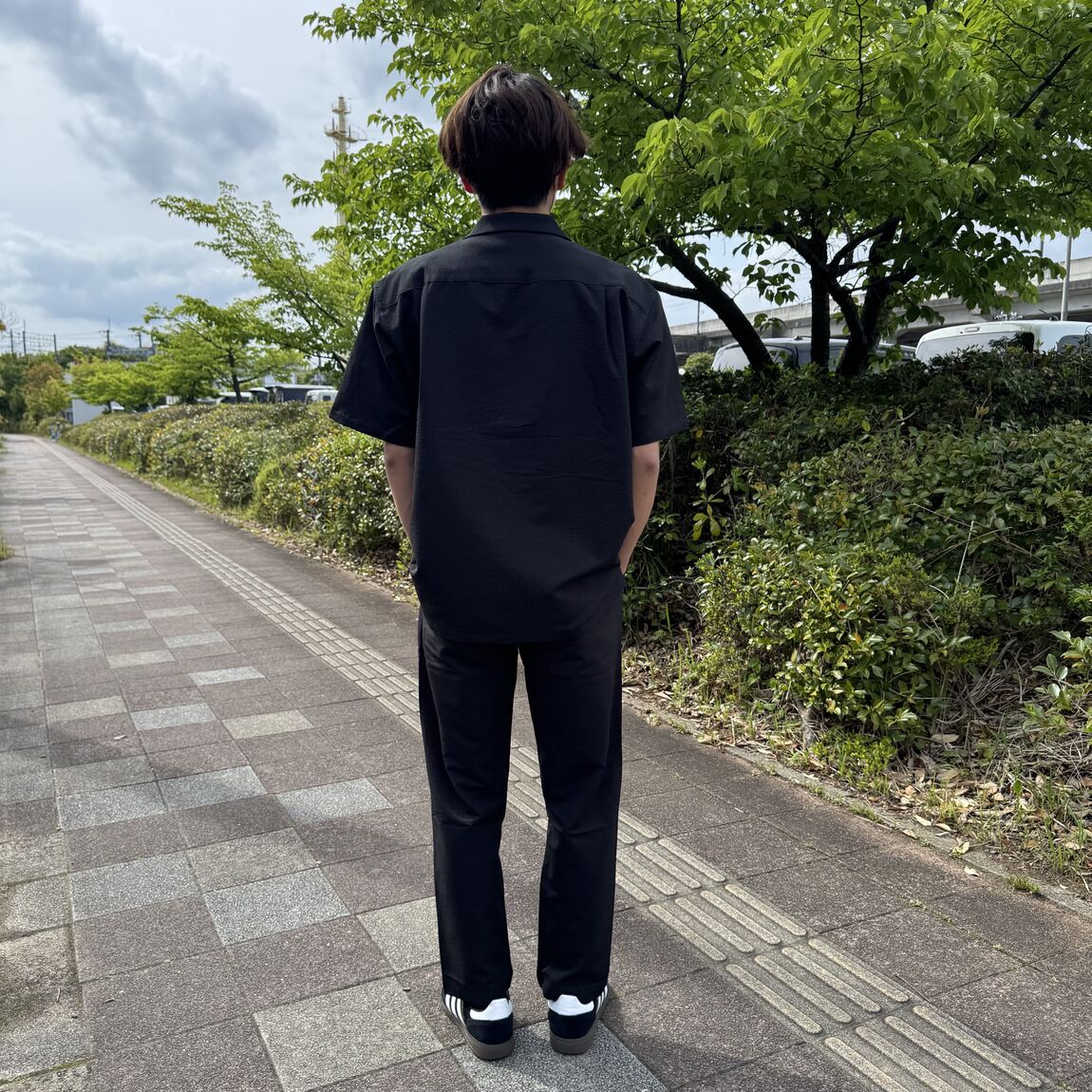 ノータックパンツ