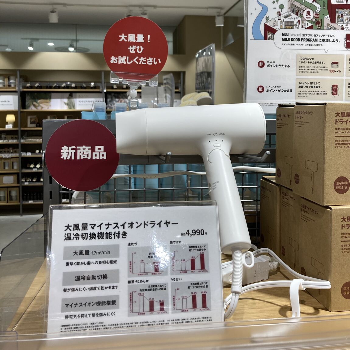 【アリオ加古川】新商品のマイナスイオンドライヤーを試してみました！