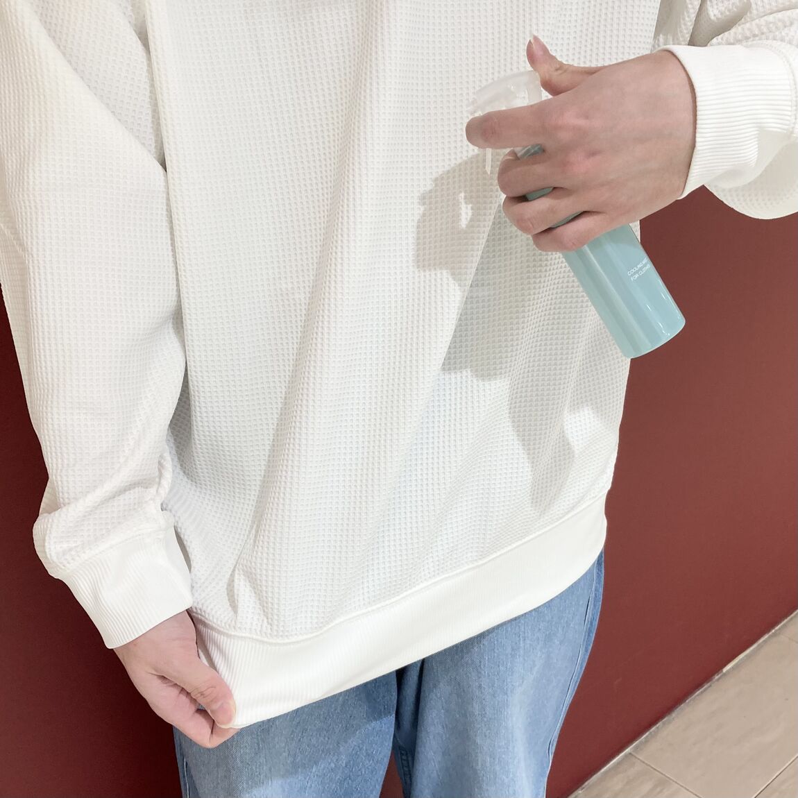 服の上から使うひんやりミスト