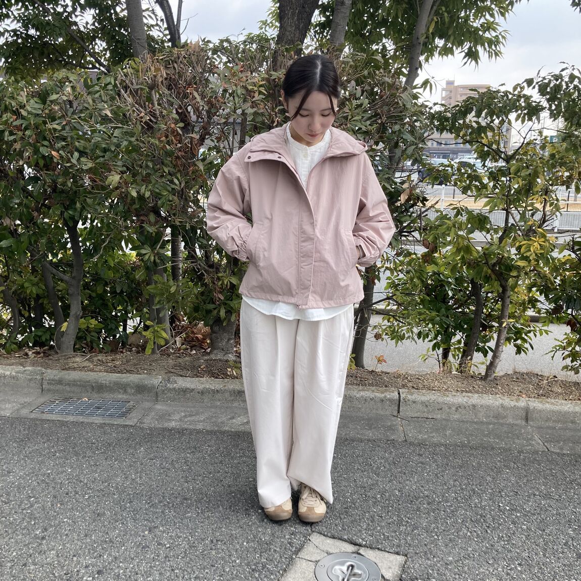 カポック長袖ブラウス