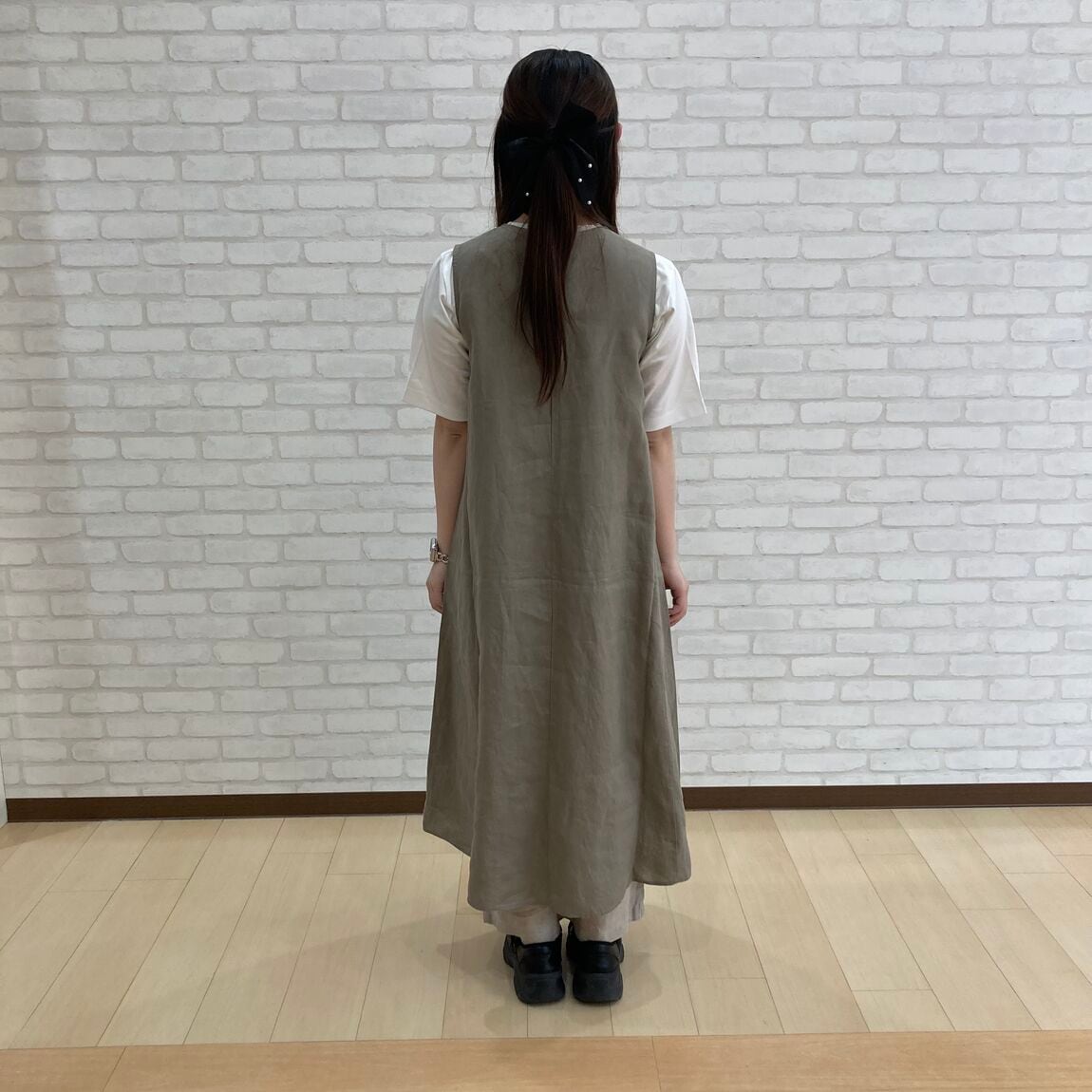 涼感UVカットクルーネックワイド半袖Tシャツ