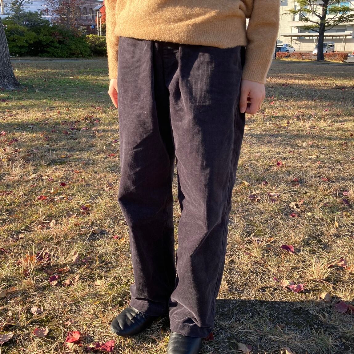 足元が写っている