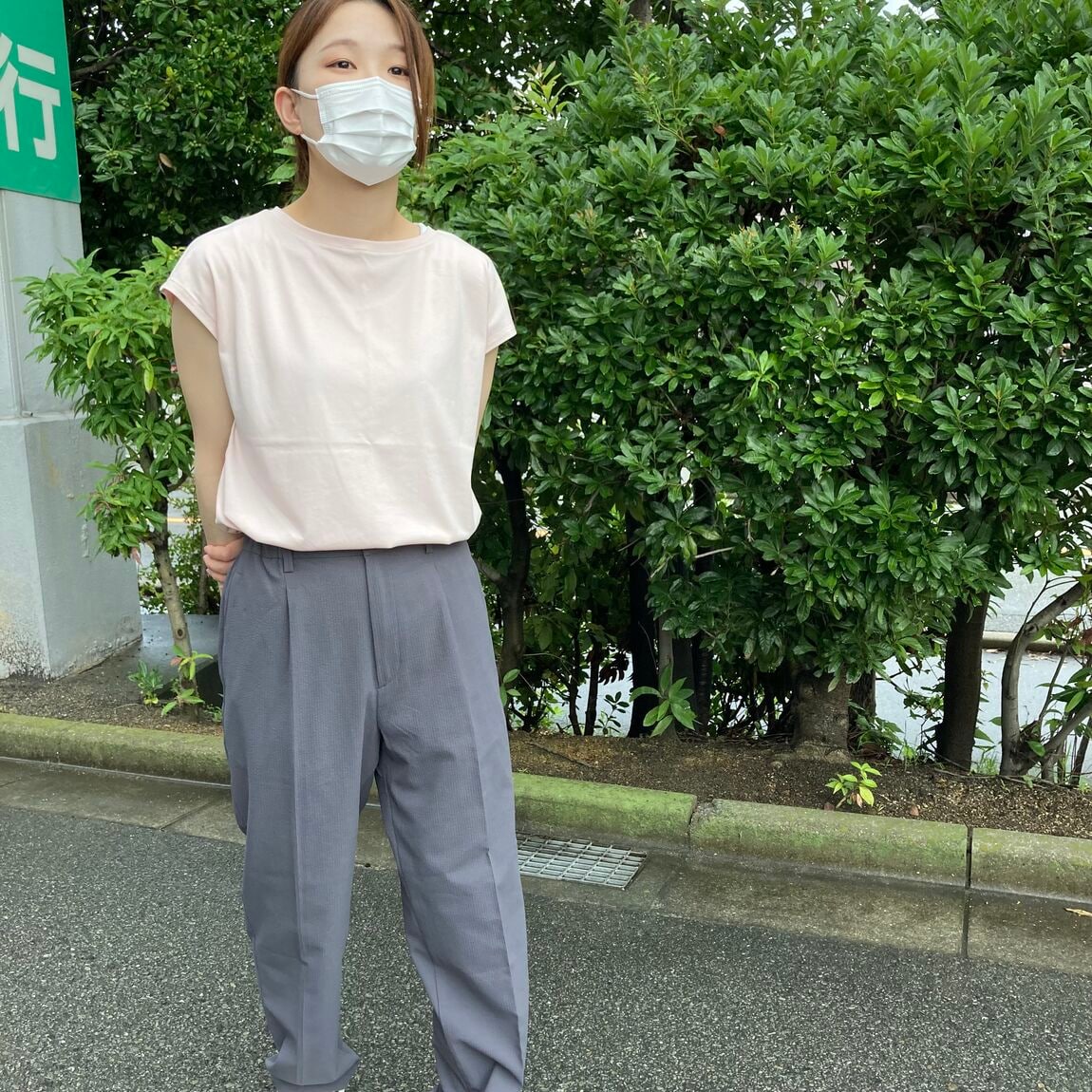 【イオンモール姫路大津】婦人　天竺編みフレンチスリーブTシャツを使ったコーディネートをご紹介！