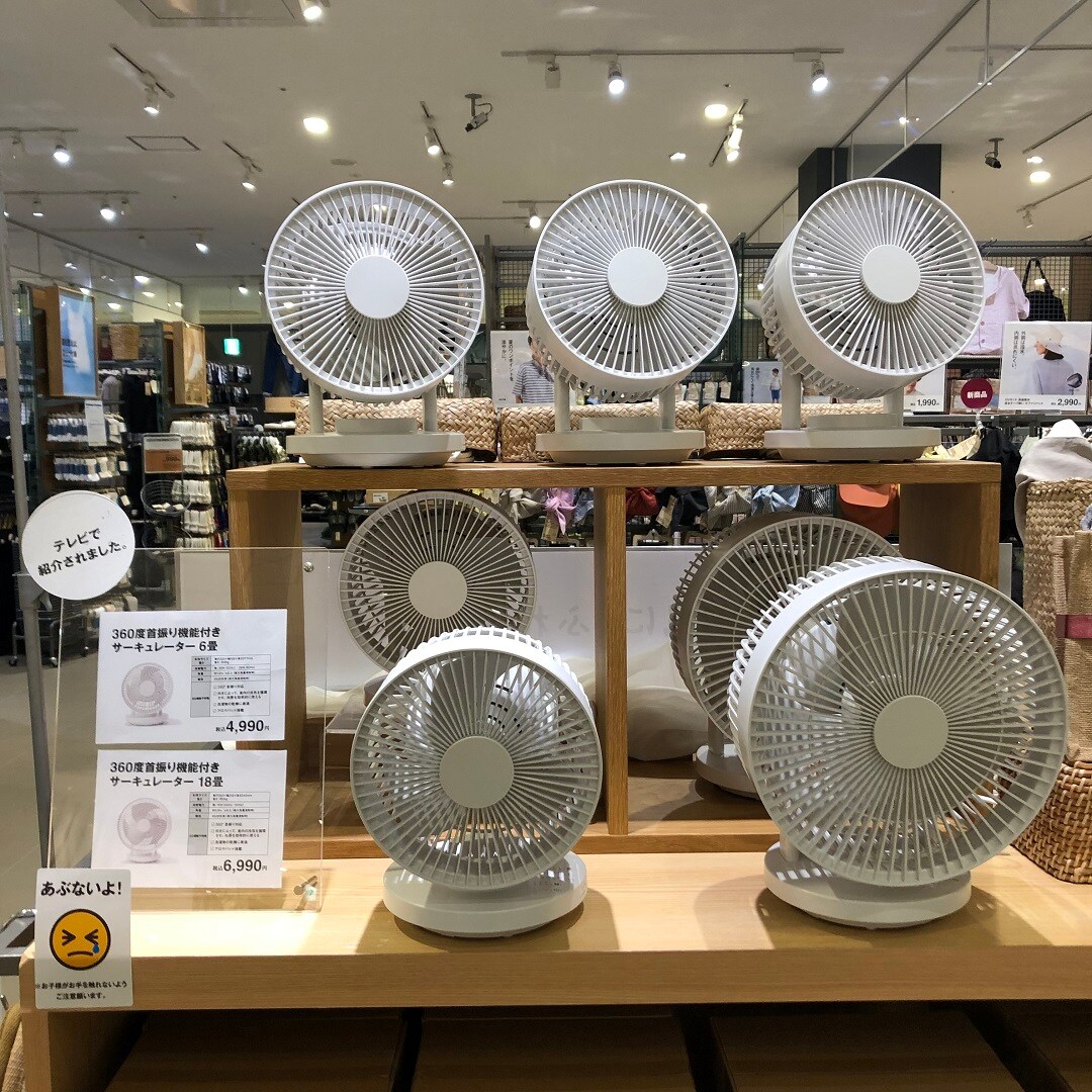 サーキュレーターのアップ