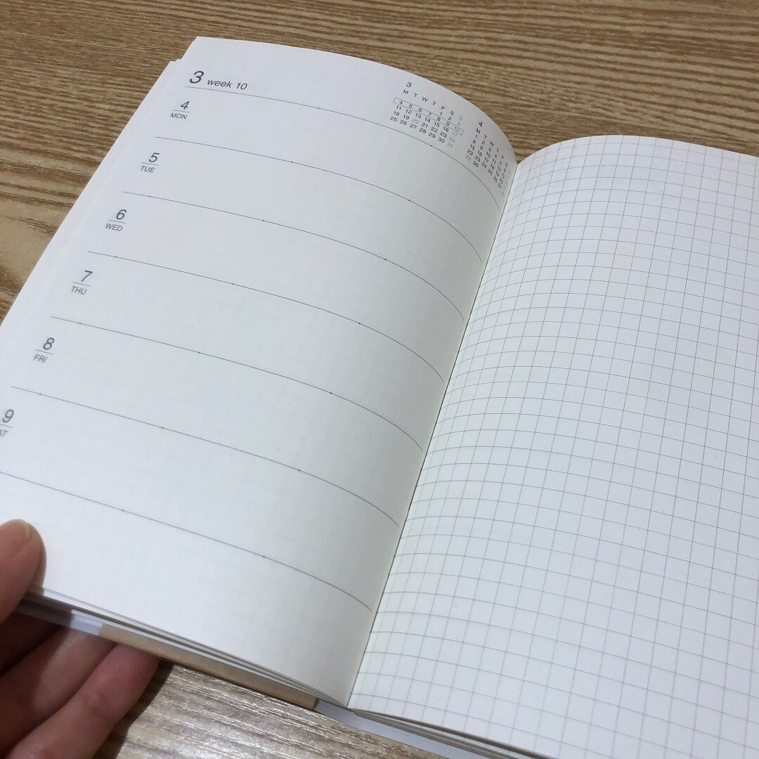 【イオンモール熱田】無印良品のスケジュール帳