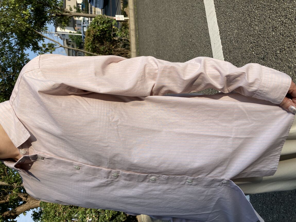【イオンモール姫路大津】新色追加！洗いざらしブロード　レギュラーカラー長袖シャツ_4Q4Icr