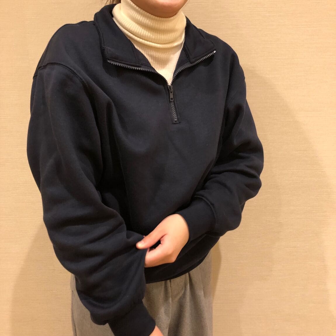 【コロワ甲子園】ハーフジップスウェットシャツのご紹介