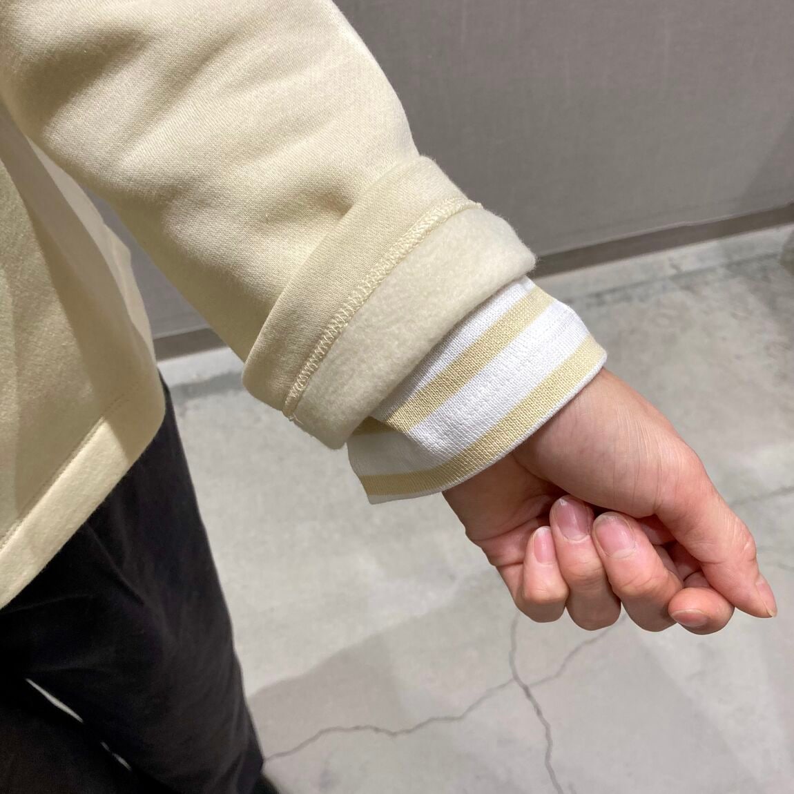 スウェットカーディガン