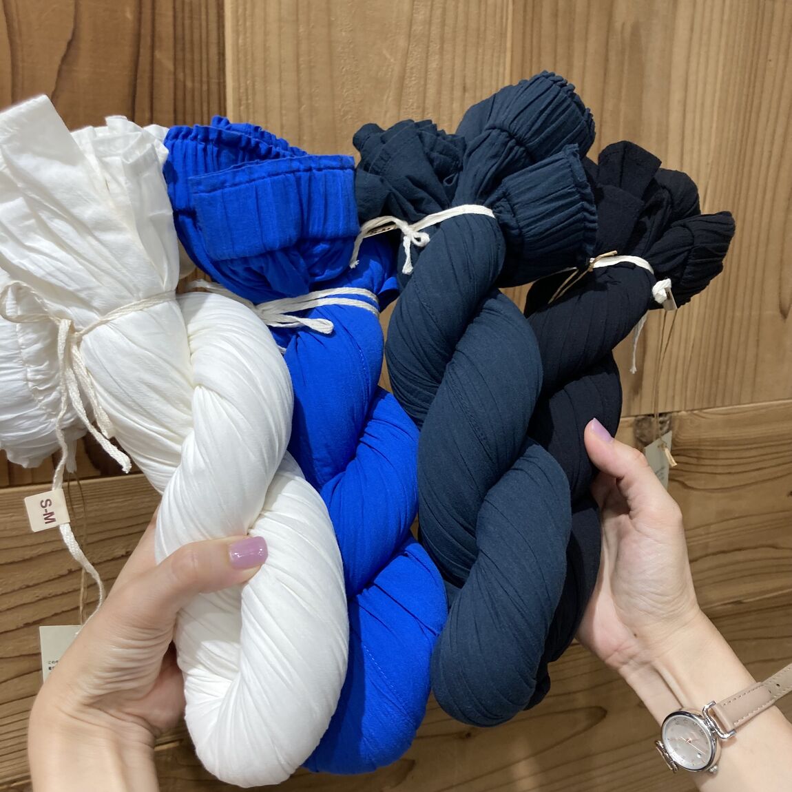 楊柳スカートパンツ色展開
