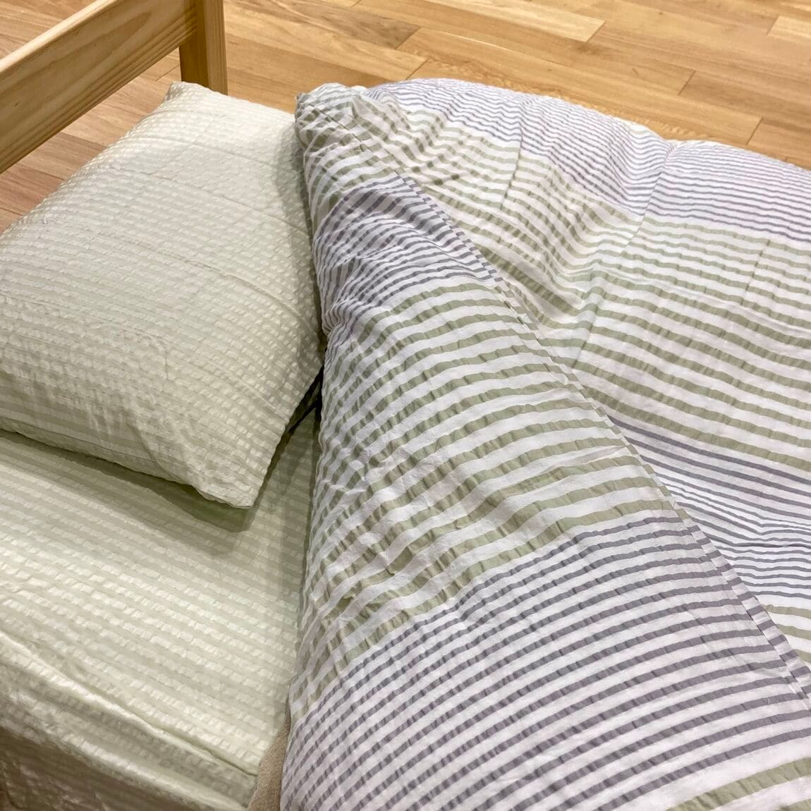 サッカー織寝具