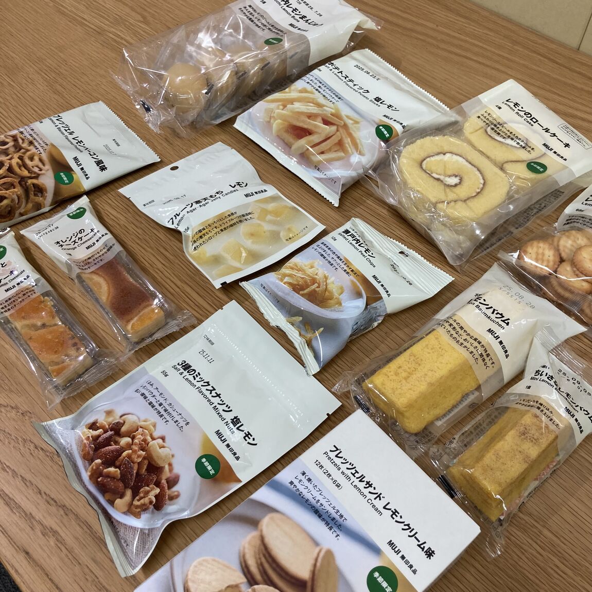爽やかなレモン風味のお菓子が揃って登場しました!