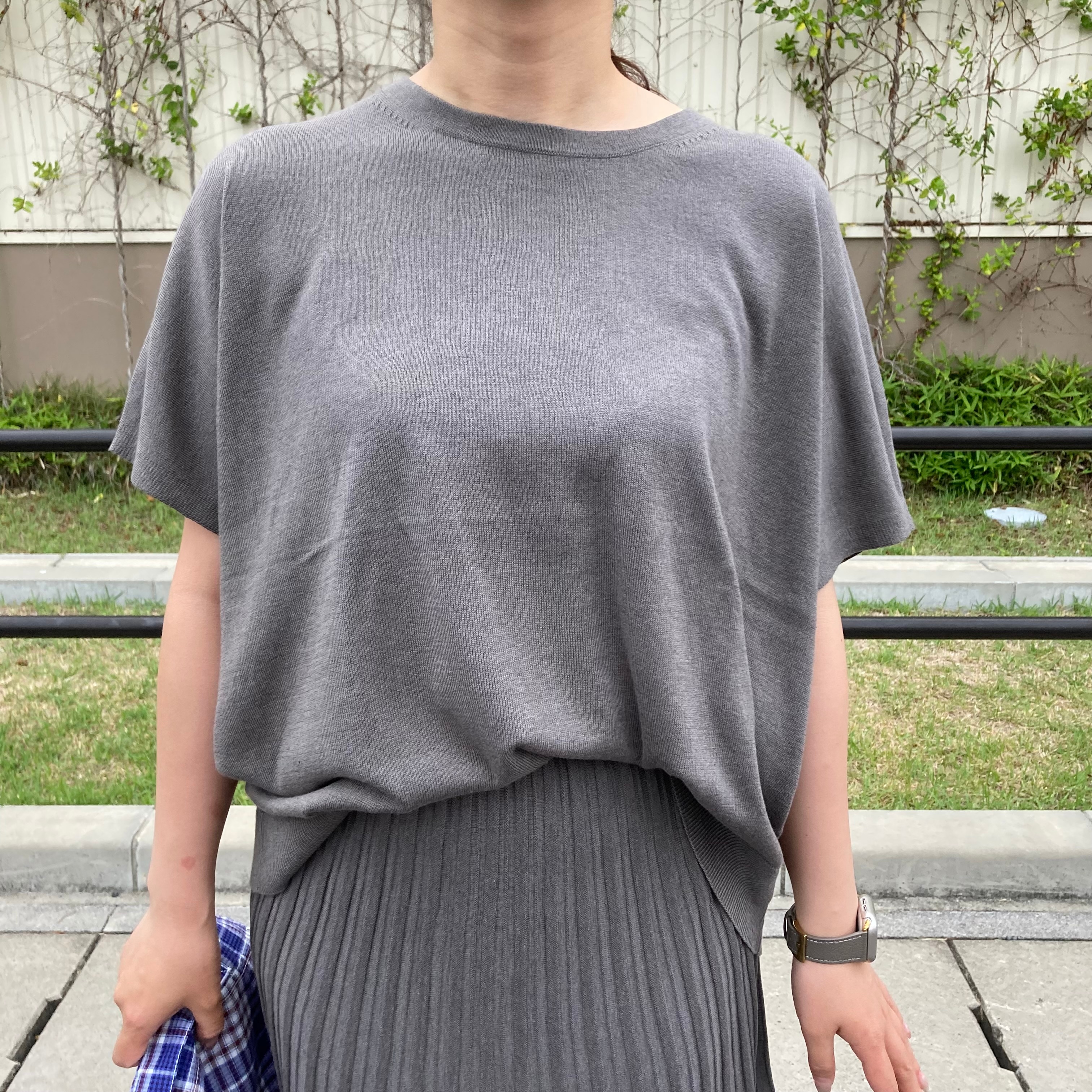 前向き　上半身