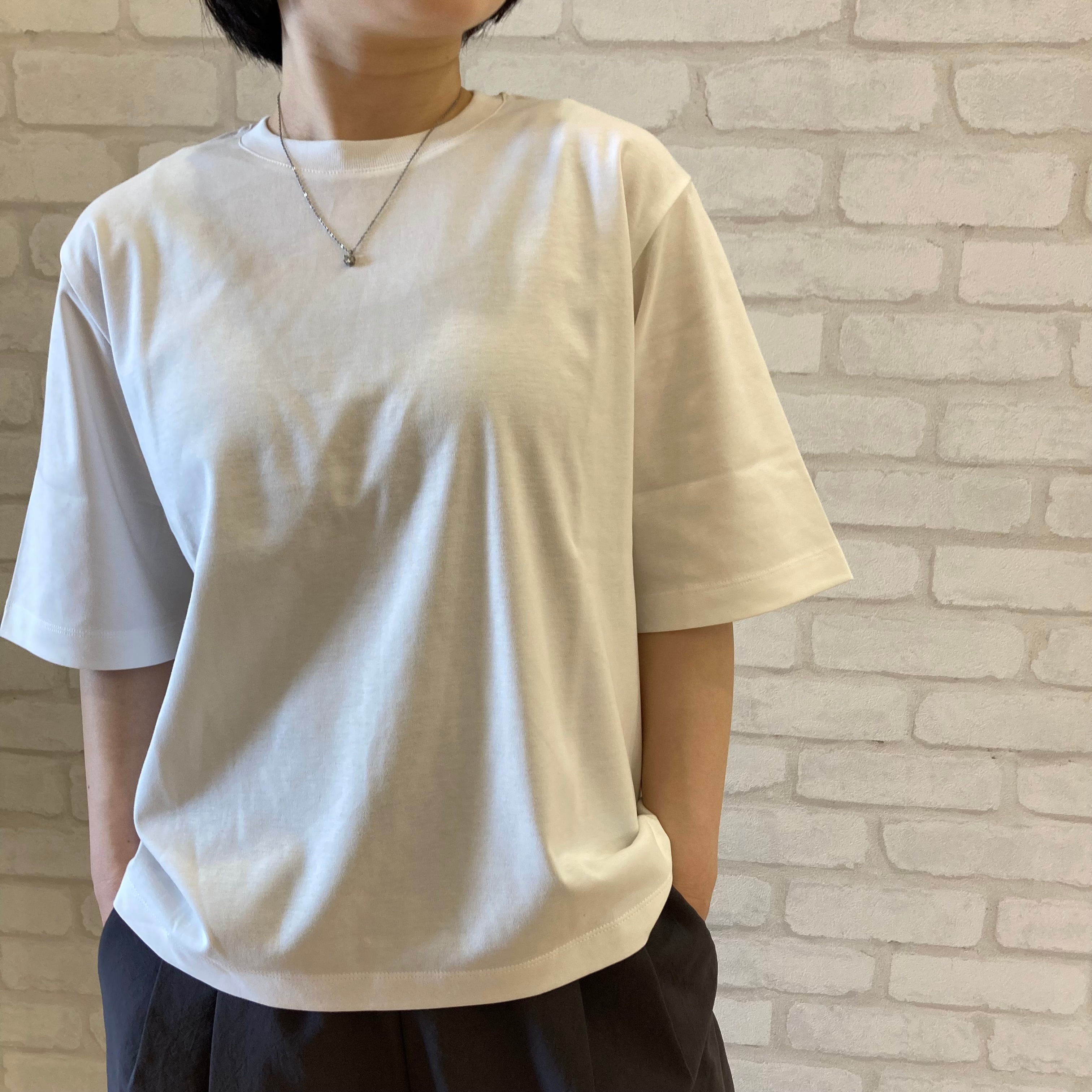 涼感汗じみしにくいクルーネック半袖Tシャツ