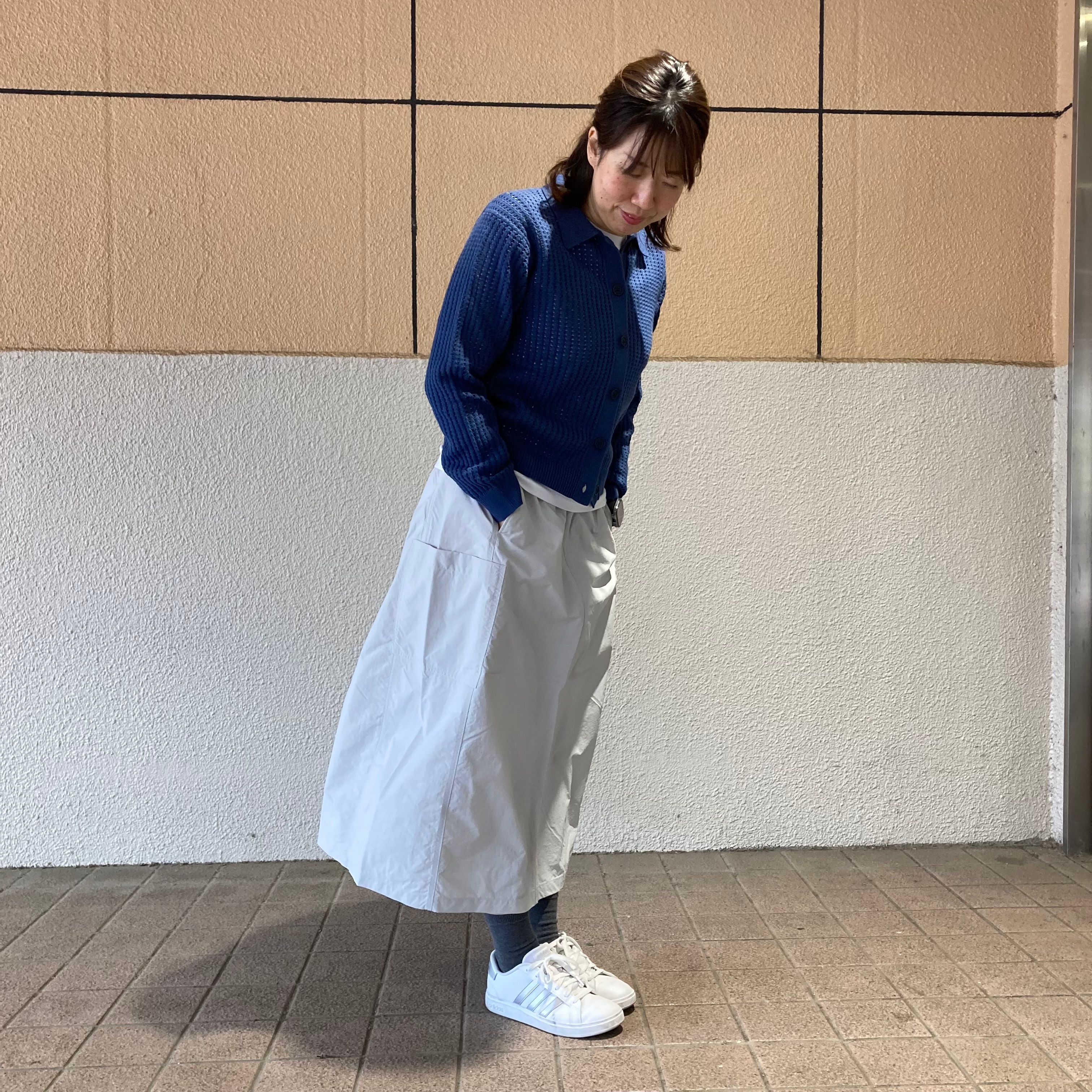 ポロカーディガン