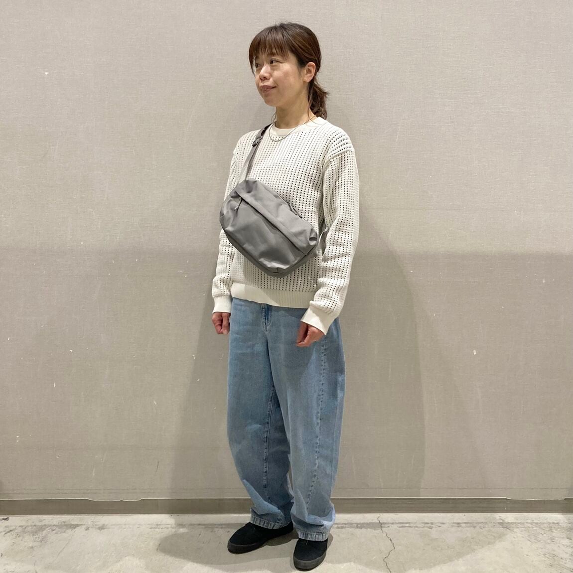 メッシュセーター