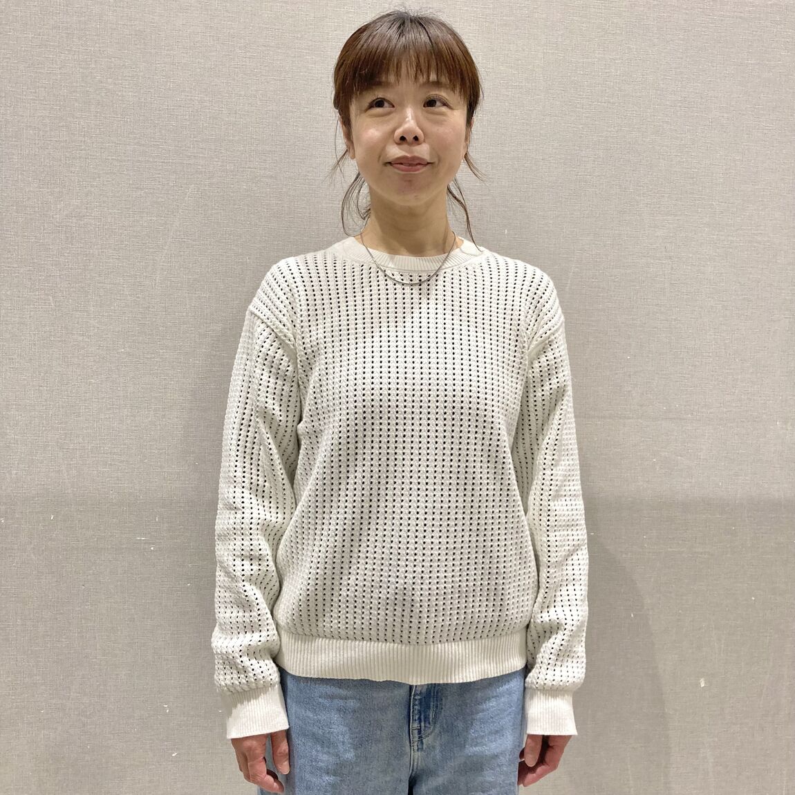 メッシュセーター