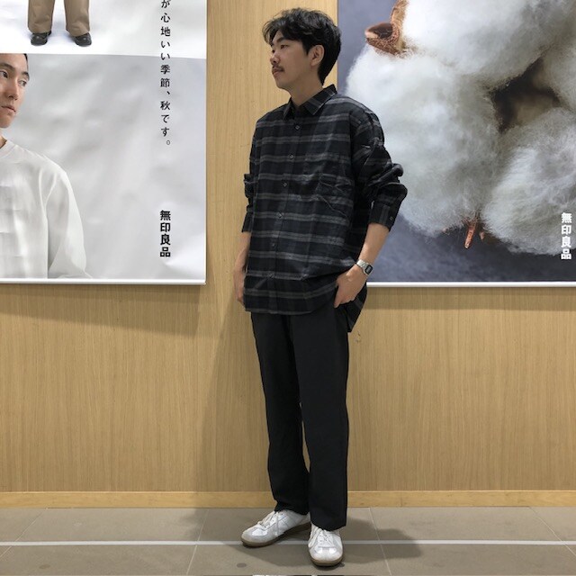 イオンタウン守谷フランネル着画紳士2