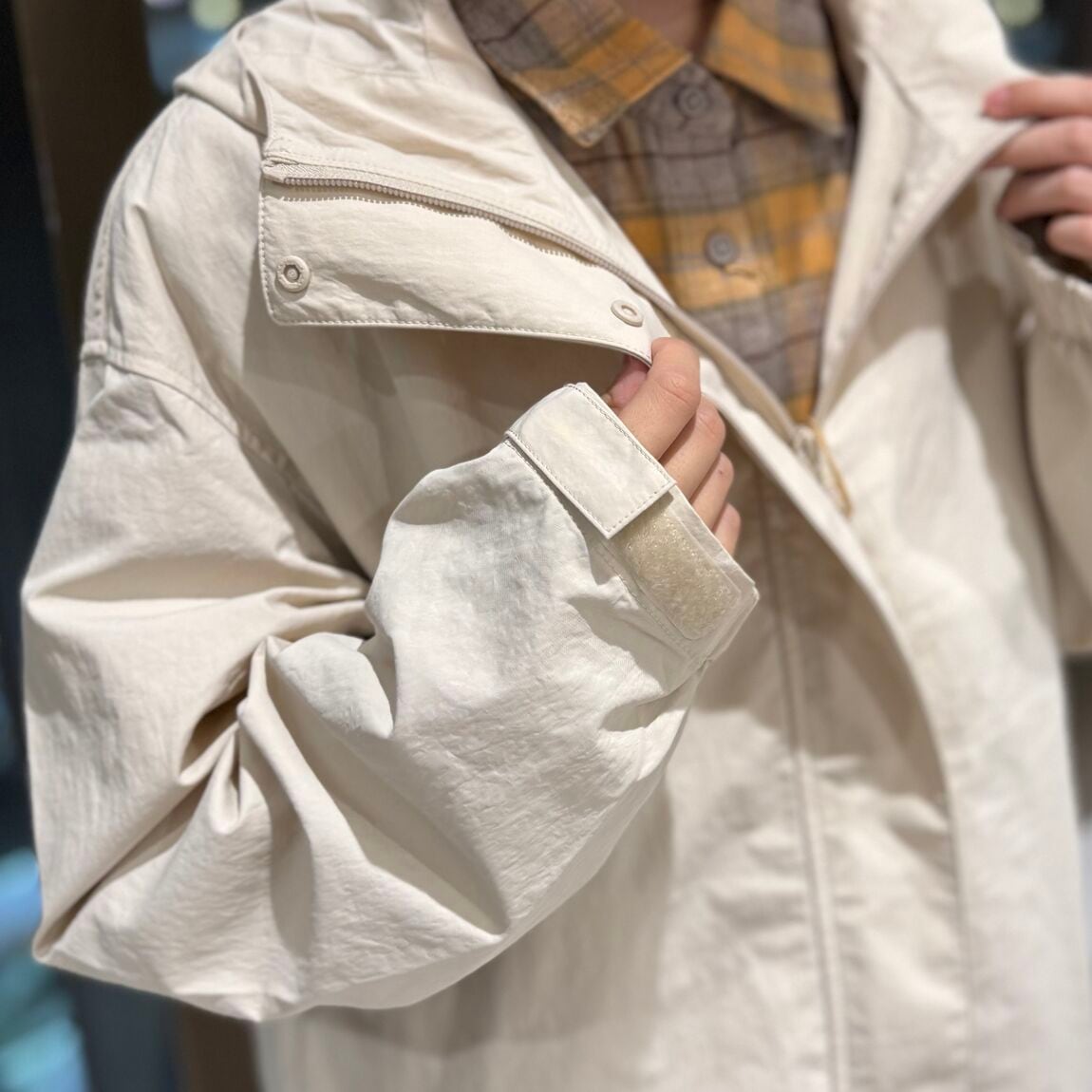 ポケッタブルフードジャケット