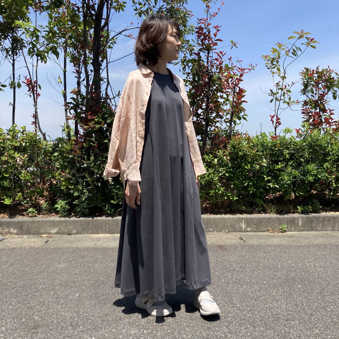 婦人リネンシャツ