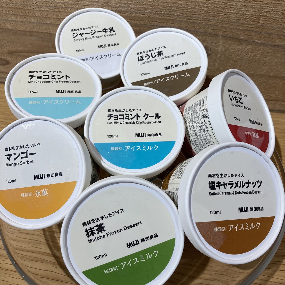 ソフトアイスとアイスキャンデー
