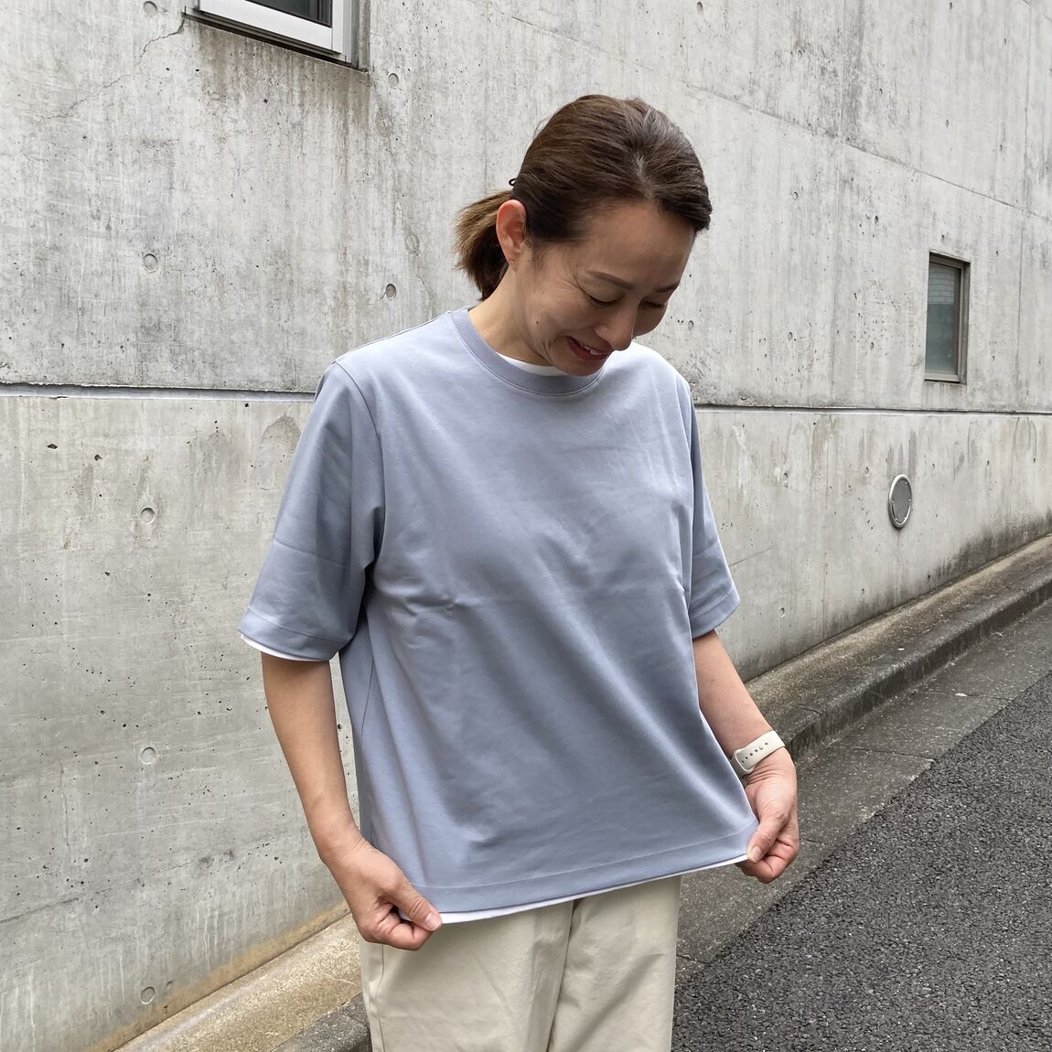 涼感ワイド半袖Tシャツ
