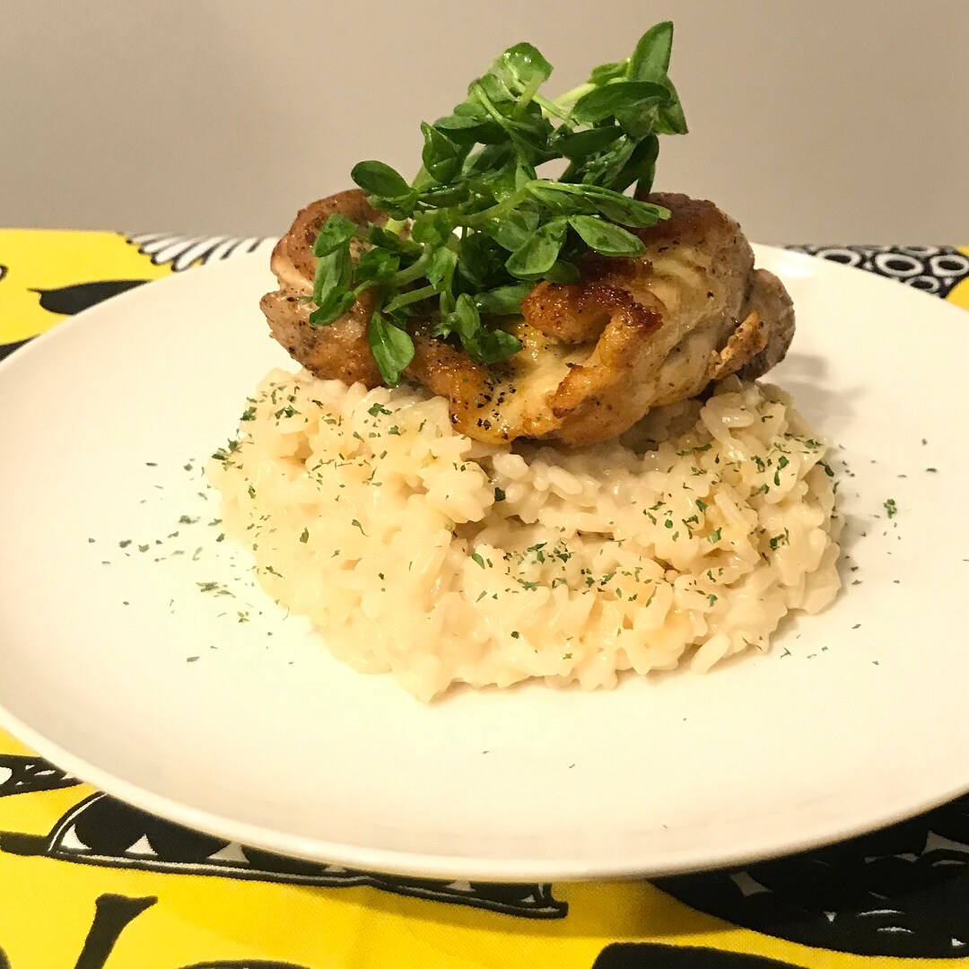 【ザ・モール仙台長町】チキントッピングチーズクリームのリゾット