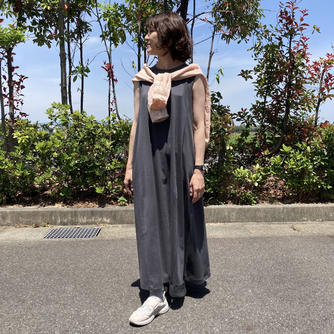 婦人リネンシャツ