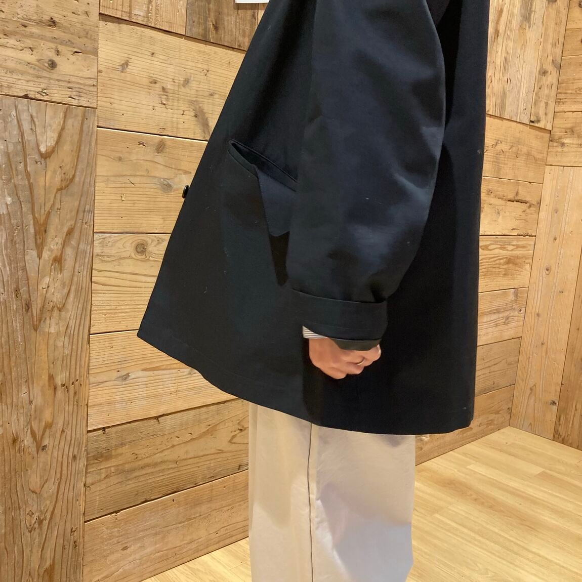 ジャケット袖元