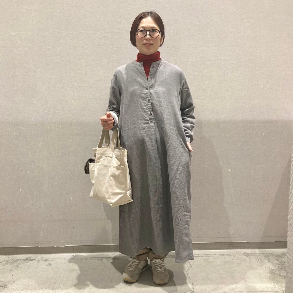 二重ガーゼワンピース