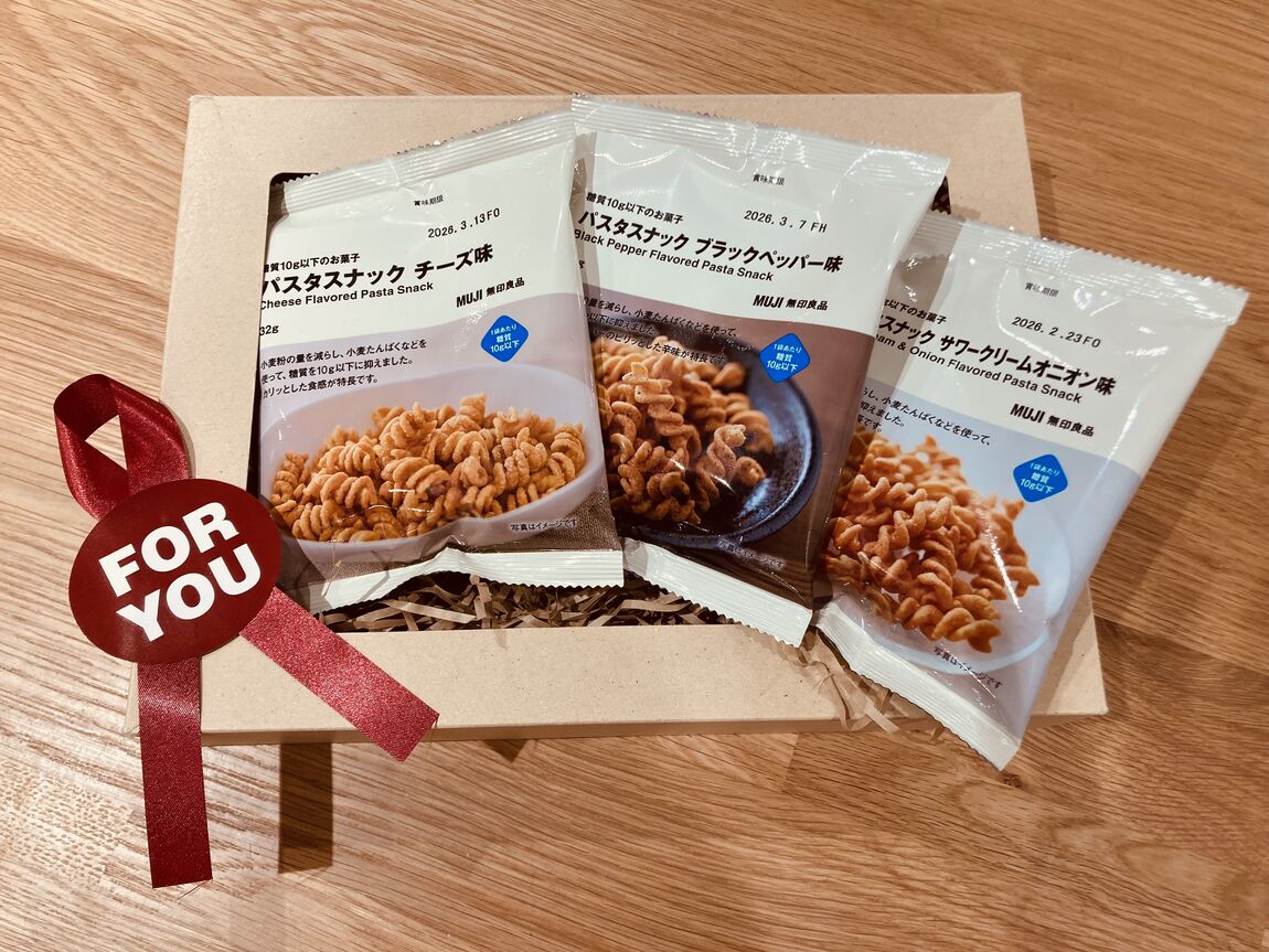 パスタスナック3種