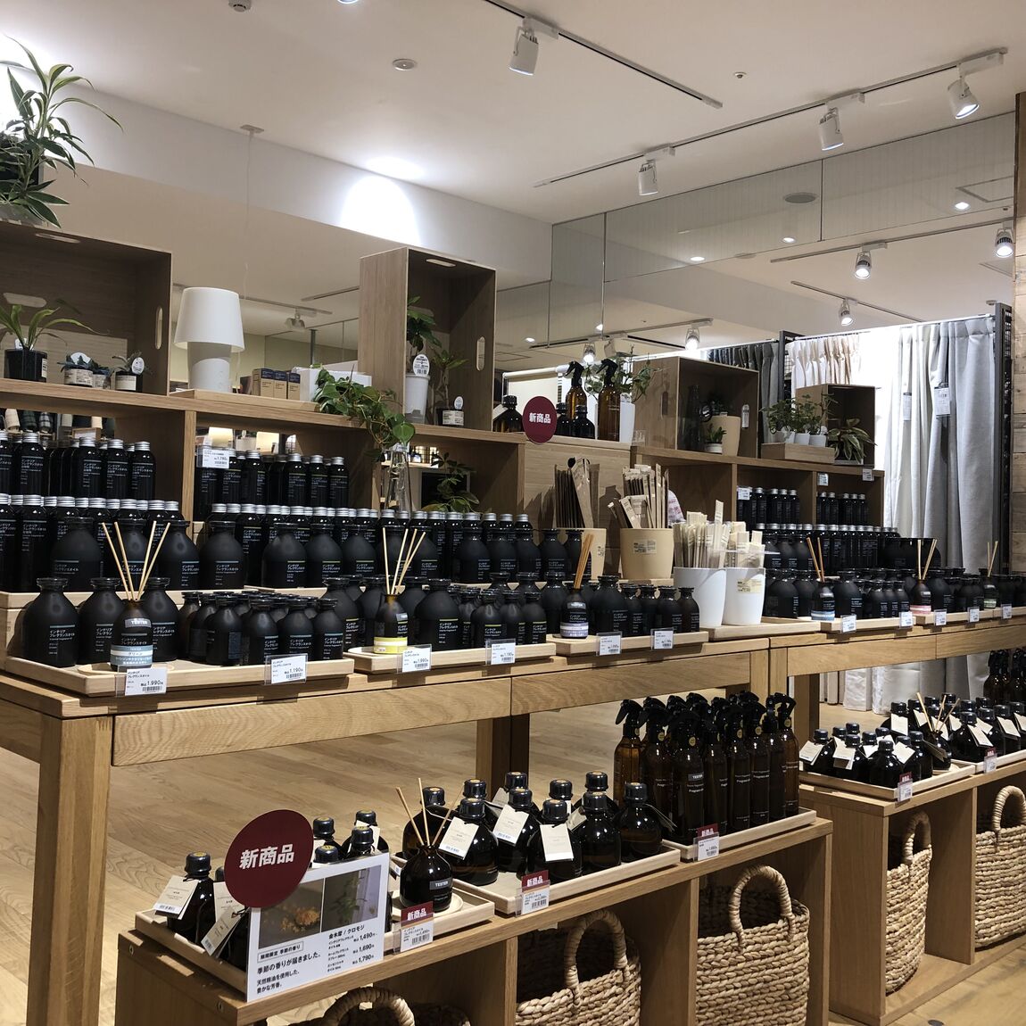フレグランスオイル売り場の写真