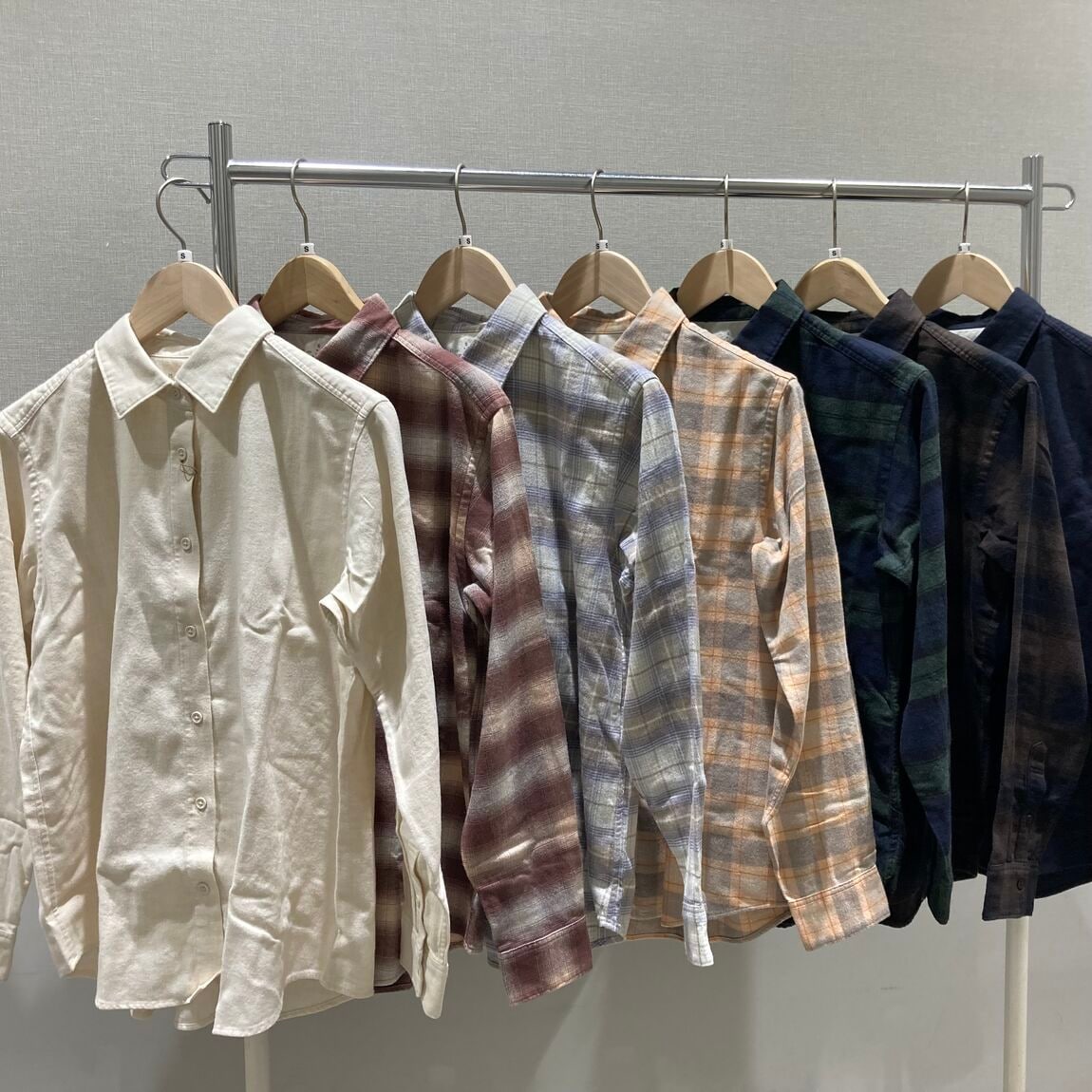 【無印良品ゆめタウン下松】秋の新商品婦人甘撚りフランネル_Fit68t