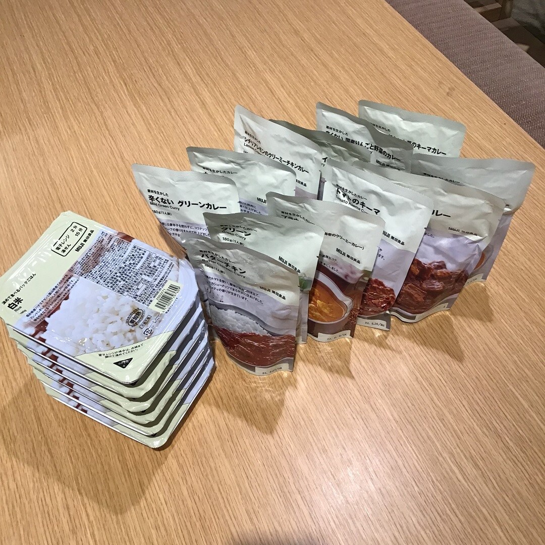 【ザ・モール仙台長町】非常食におすすめのカレーとパックごはん