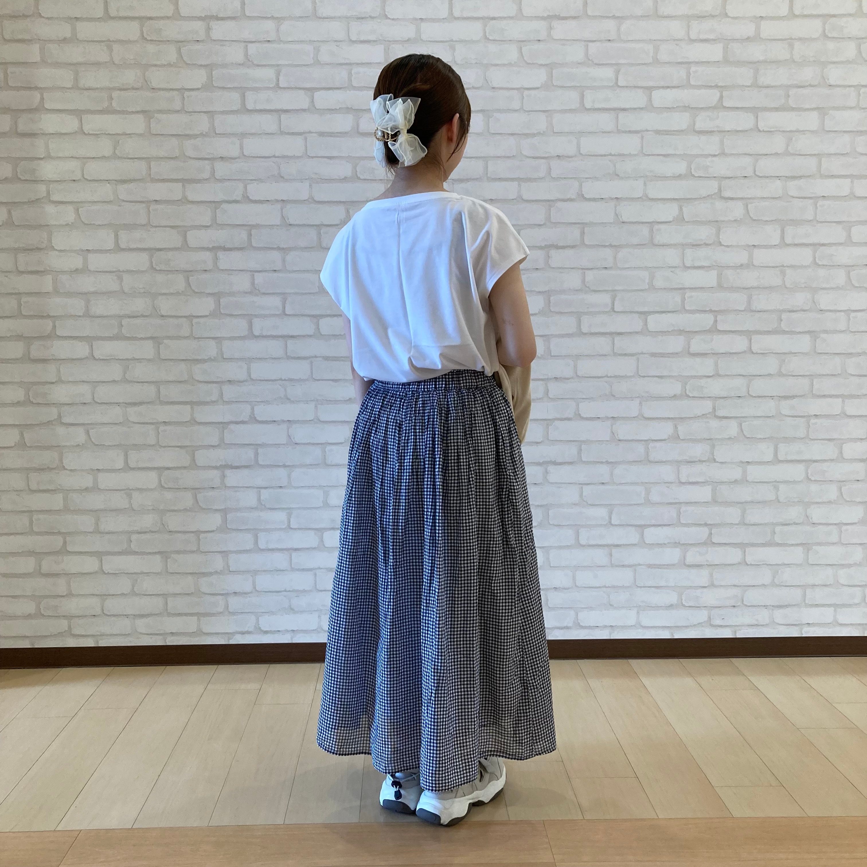 【泉中央セルバ】婦人　強撚ギャザースカート