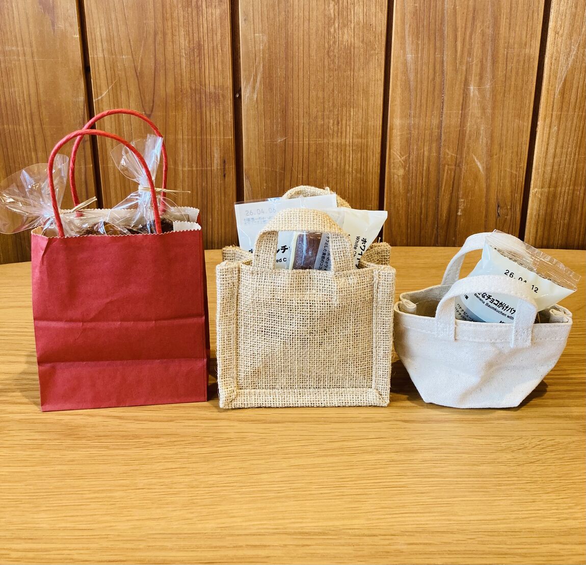 ミニシリーズ、手さげ袋