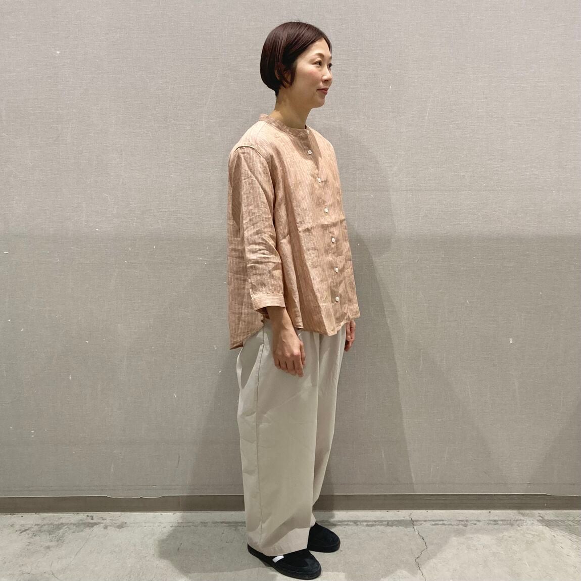 七分袖ブラウス