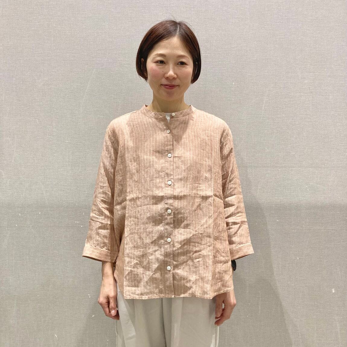 七分袖ブラウス