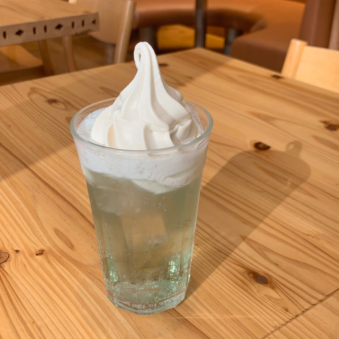 【Café＆MealMUJI日比谷】やさしいクリームソーダ