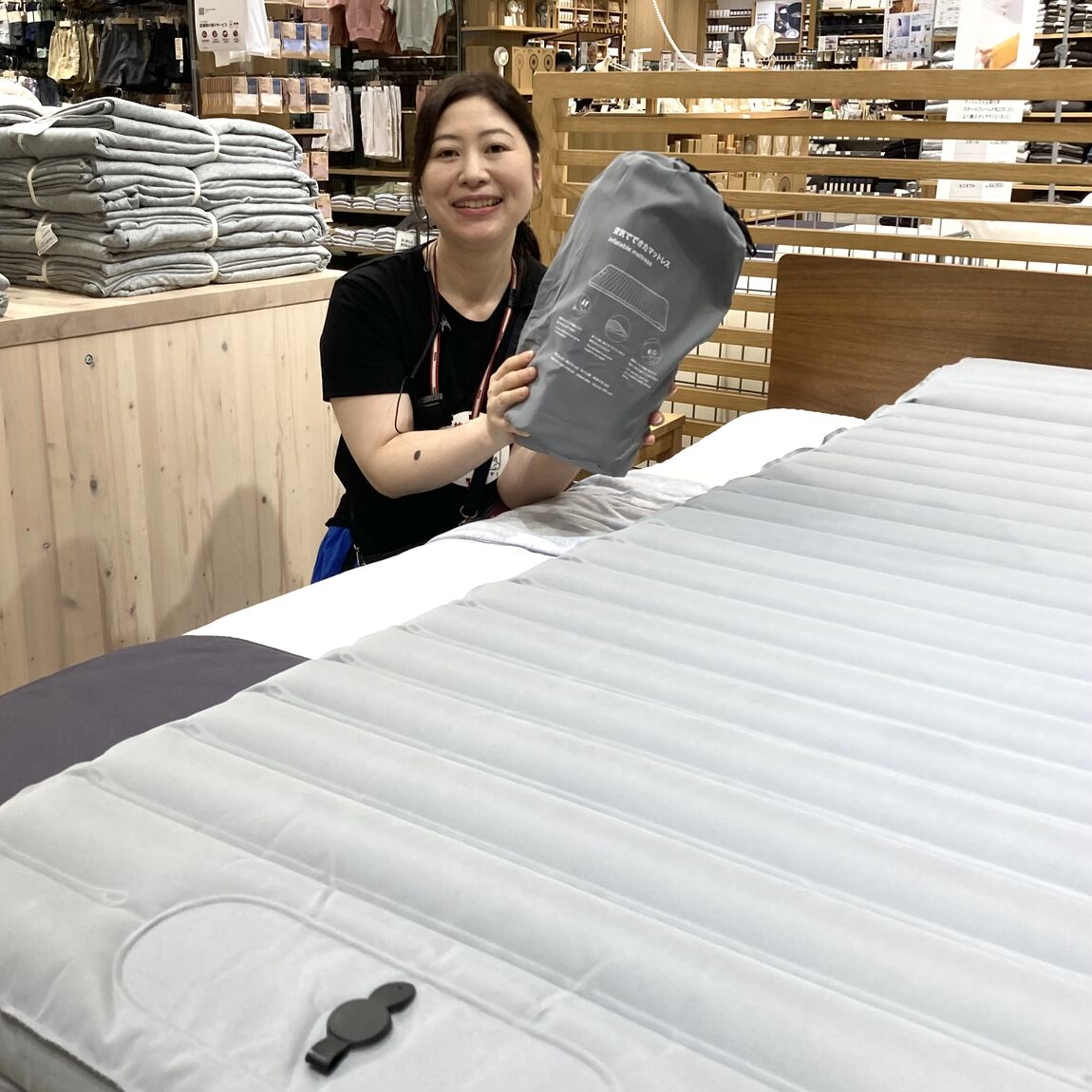 【イオンモール各務原】空気でできたマットレス| くらしの備え、いつものもしも。_e6Vskj