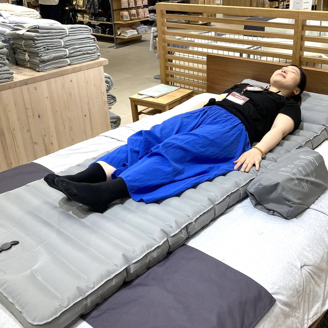 【イオンモール各務原】くらしの備え、いつものもしも。空気でできたマットレス_86id5M