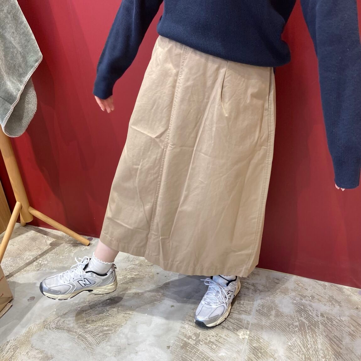 婦人コーディネートスカートアップ