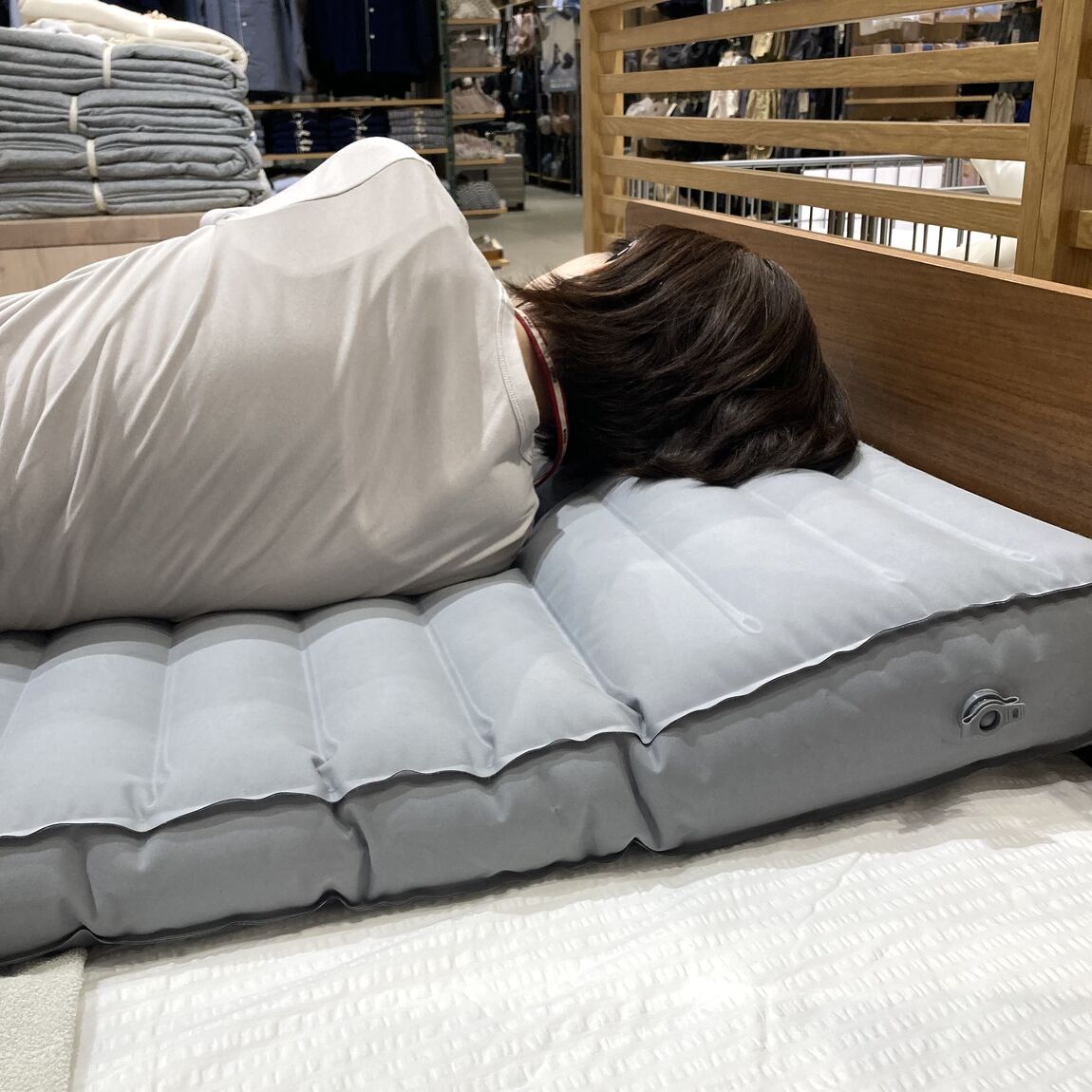 【イオンモール各務原】空気でできたマットレス| くらしの備え、いつものもしも。_4123oh