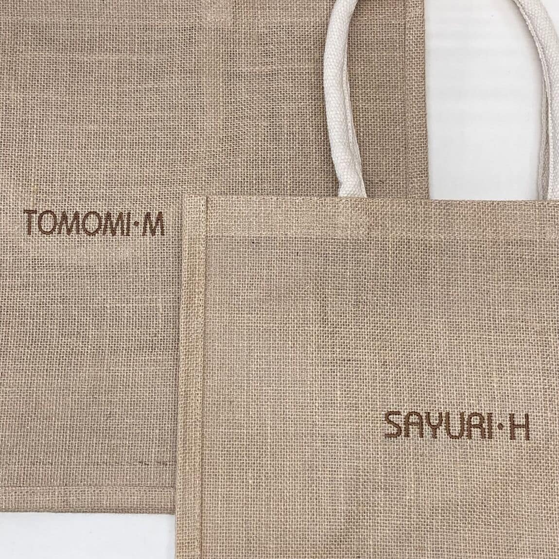 【マルヤガーデンズ鹿児島】刺繍のおたより｜ジュートマイバッグ_m9sqHs