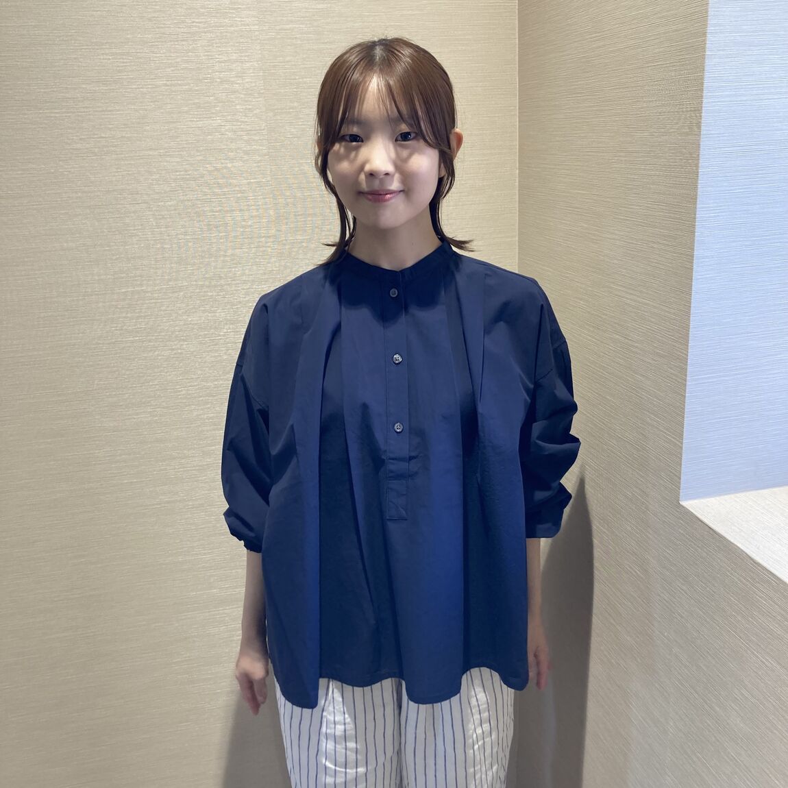 【マルヤガーデンズ鹿児島】婦人　まっすぐ仕立てたブラウスが入荷しました｜新商品_D79Du2